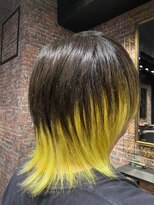 エデン(EDEN)&nbsp;ブルーロック・蜂楽廻イエロー/2.5次元カラー/マッシュウルフ