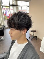 フラッグヘア 新宮店(Flag HAIR)&nbsp;メンズパーマツイストパーマツイストスパイラルパーマ刈り上げ