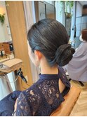 綺麗め大人ヘアセット