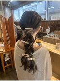 お呼ばれヘアセット♪