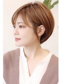 【 I. 】30代からのナチュラル前下がりショートボブ 川口