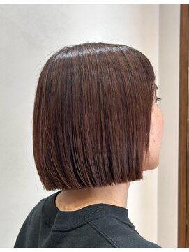 クベル(Kuvel) オレンジショートボブ_30代40代50代60代におすすめ