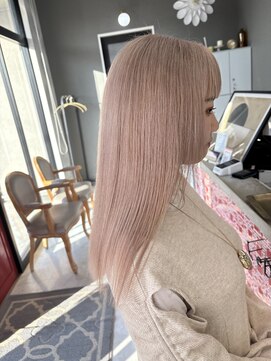 レド(LeDo) ハイトーンミルクティーベージュ【四日市/髪質改善/ブリーチ】