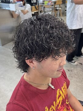 フィフス 仙台(fifth) 仙台シャドウパーマッシュウルフツイストスパイラルパーマ