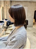 ◯ イメチェン外ハネボブ美髪ワイドバング顔周りレイヤーボブ/1