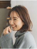 ボブ　くびれボブ　ワイドバング　外ハネボブ　イメチェン　美髪