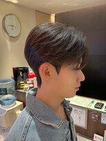 アルム オモテサンドウ(ALLM omotesando)&nbsp;ダウンパーマ メンズ韓国ヘア メンズカット 韓国ヘア 原宿表参道