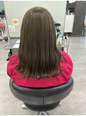 マットベージュ　ケアブリーチ　トリートメント　春