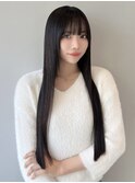 髪質改善ストレート/ロングヘア
