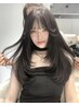 【顔まわりチェンジ】前髪カット＋ケアカラー+クイックTr