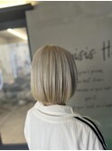 人生初ブリーチ!ホワイトベージュ
