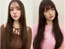 ヒュー 広島(HEW)の雰囲気（韓国風レイヤーやくびれヘアはスタイリングがしやすいです♪）