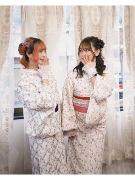 愛和服 渡嵐山月橋店 レース着物