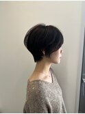 白髪ぼかしホワイトブラウンチェリーブラウンミニウルフ