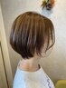 顔まわりストレート＋似合わせカット 