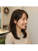 ナチュラル感UP◎大人の柔らかミディ