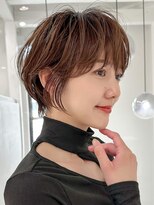 ロンドエニカ 大宮(Lond enika)&nbsp;グランマッシュ/細めハイライト/ショート/白髪ぼかし/前髪/大宮