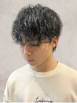 サロンリベルテ(salon Liberte) 秋冬◎社会人向け縦落ちパーマ×ツイスパ短髪ビジネス黒髪