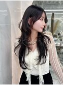 グレージュ/レイヤーカット/ハッシュカット/オリーブベージュ/栄