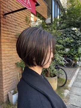 ショートカット×ハイライトカラー