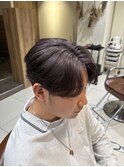 毛流れセンターパート
