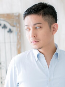 モッズヘア メン 上尾東口店(mod's hair men) 20代30代清潔感ビジネス黒髪ブラックフェザーショートZ上尾