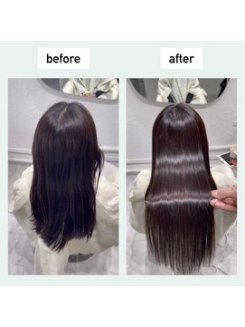 シーン(scene) 縮毛矯正before~after