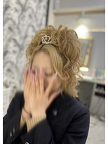 ヘアアレンジメント ボガスティーズ 川崎店(Hair arrangement Vogusty's) ハーフ盛り髪