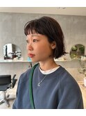 夏カラー/ボブパーマ/暖色カラーで大人かわいいを独り占め