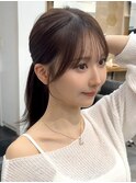 顔まわり顔周り前髪カットミディアムレイヤーロングレイヤー