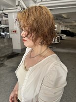 ポーズヘアー 大阪 福島(PAUSE HAIR) ブリーチ毛でも叶う髪質改善×柔らかボブパーマ