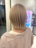 【ケアブリーチ】ダブルカラー+3倍濃縮トリートメント ¥13500