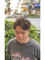 エシカル(ethical)&nbsp;短髪強めの毛流れパーマ
