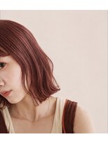 ビケット&nbsp;大人可愛いボルドーカラーボブ