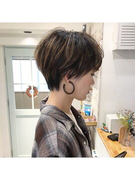 レンク(LENC) Coast.ハイライト×小顔×ベリーショート