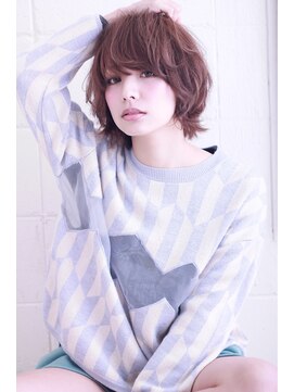 オーロ 緑地公園店(ORO) 目にかかってもOK。色気ボブ