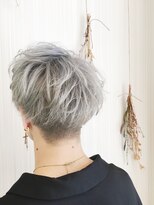 アッシュ 高幡不動店(Ash)&nbsp;【Ash高幡不動店×山崎】2ブロックマッシュ　シルバーグレージュ