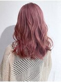ベイビーピンク_フリンジウェーブココアブラウン_ba298502