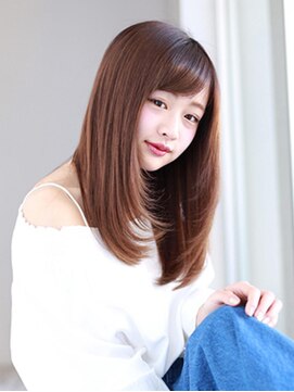 トップヘアー アヴェニュー 刈谷(TOPHAIR Avenue) つややかストレート/ニュアンスカラー/ヘルシースタイル
