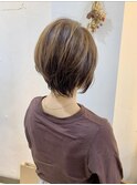 脱白髪染め☆ハイライト&イルミナカラー