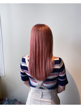 エイミー(Aimee) Aimee ピンクカラー×ブリーチカラー