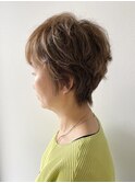 白髪染めカラー!ハイライトミックス