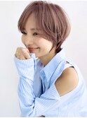 ボブ前髪あり前髪なし面長丸顔小林/20代/30代/40代/ショート