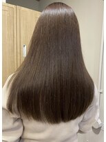 ローレンジウ(LOREN JU)&nbsp;透明感髪質改善ベージュダブルカラーミルクティーグレージュ