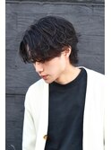 波巻きスパイラルパーマウルフ