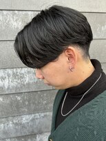 ヒュイル バイ ニアウ(Hwyl by Niau)&nbsp;メンズマッシュセンターパートスパイラルパーマニュアンスパーマ