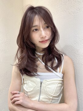 サイン 渋谷(SIGN) ザクザクレイヤーカット巻き方簡単ミディアムロング韓国渋谷