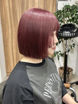 アダット 錦糸町(Adatto) ハイトーンタッセルボブ/チェリーピンク