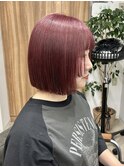 ハイトーンタッセルボブ/チェリーピンク