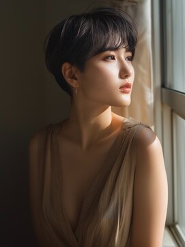 アルトリスト(Altruist Aging×HAIR&SPA) ☆イメチェンピンクベージュアンブレラカラー前髪クールショート